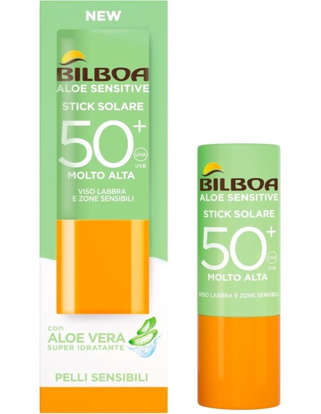 Bilboa Aloe Sensitive Stick Solare 50+