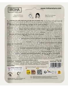 Iroha Nature Maschera Viso in Tessuto Idratante Avocado 2