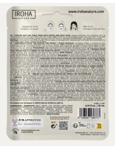 Iroha Nature Maschera Viso in Tessuto Viso AHA Peeling... 2
