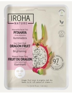 Iroha Nature Maschera Viso in Tessuto Illuminante Al...