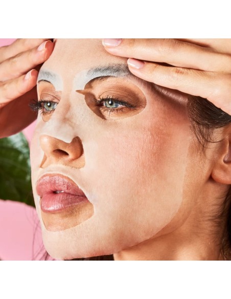 Iroha Nature Maschera Viso in Tessuto Illuminante Al Frutto Del Drago
