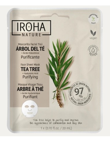 Iroha Nature Maschera Viso in Tessuto...