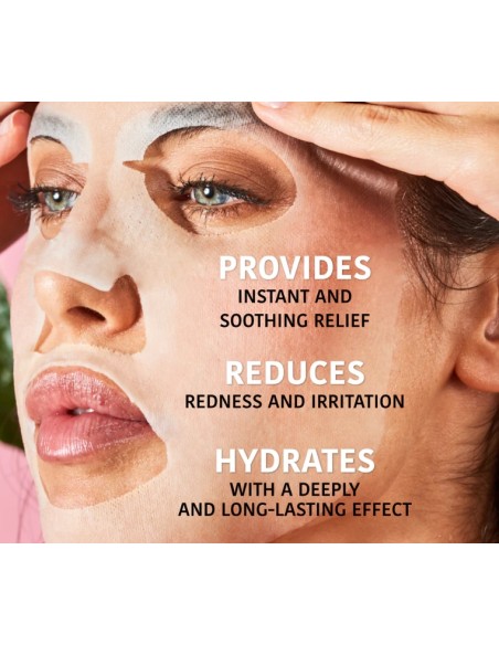 Iroha Nature Maschera Viso in Tessuto Lenitiva Con Avena