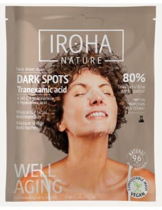 Iroha Nature Maschera Viso in Tessuto Con Macchie Scure...