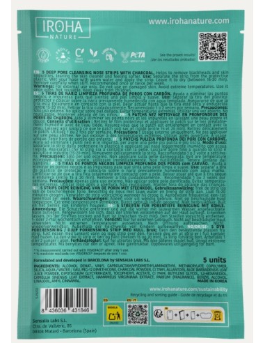Iroha Nature Strisce Per La Pulizia Profonda...