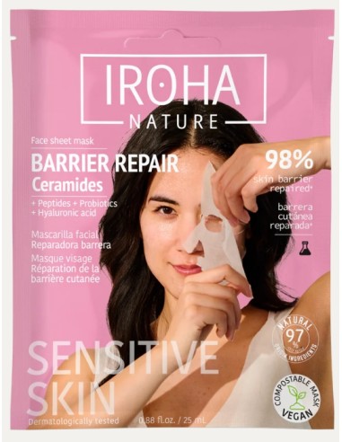 Iroha Nature Maschera Viso in Tessuto...