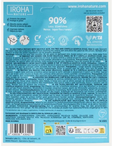 Iroha Nature Cerotti SOS Per Brufoli Con Acido...