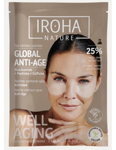 Iroha Nature Patchs Occhi Global Anti-age Con...
