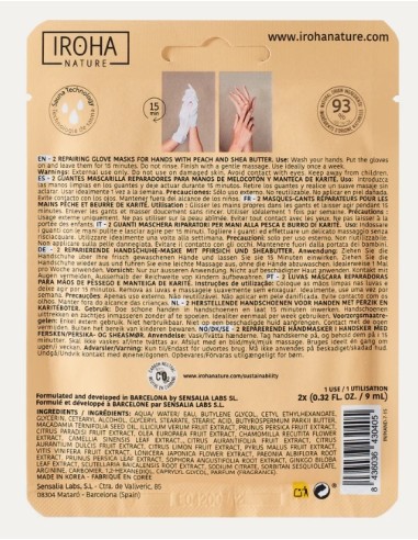 Iroha Nature Maschera Mani Riparatrice Con Pesca