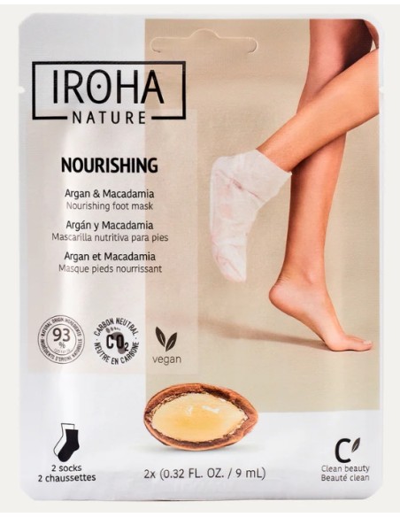 Iroha Nature Maschera Piedi Nutriente Con Argan