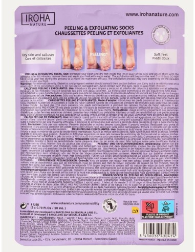 Iroha Nature Maschera Piedi Peeling ed...