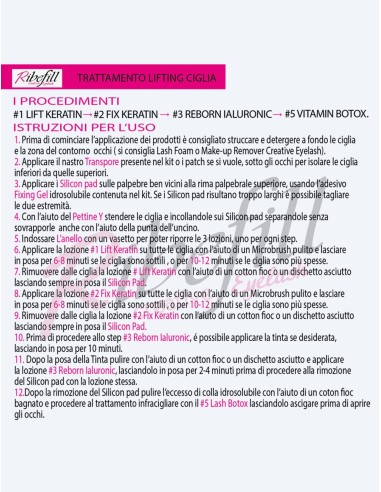 Kit Laminazione Ciglia e Sopracciglia - Ribefill