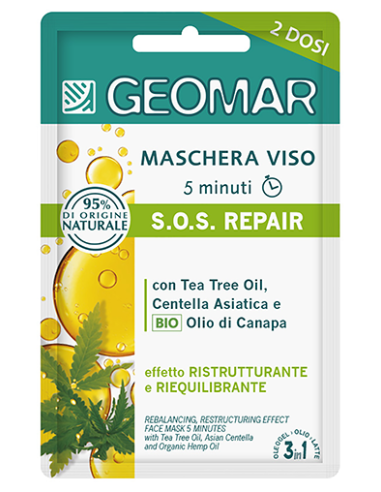 Maschera Viso SOS Repair - 2x7,5ml