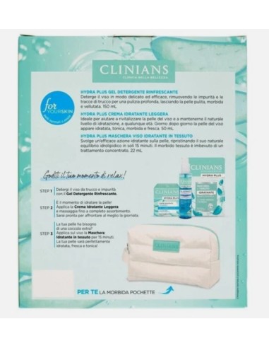 Clinians Cofanetto Hydra Plus Pelli Normali o...