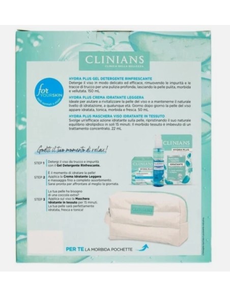 Clinians Cofanetto Hydra Plus Pelli Normali o Miste