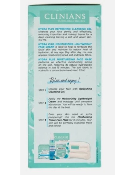 Clinians Cofanetto Hydra Plus Pelli Normali o Miste