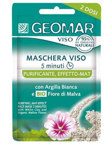 Maschera Viso Purificante Effetto Mat - 2x7,5ml